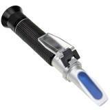 Refractometru Alcool 0-80% Vol, Tuica, Palinca, Vin, Alcoolmetru ATC, Calibrare Usoara, Accesorii Bauturi, Cutie Inclusa