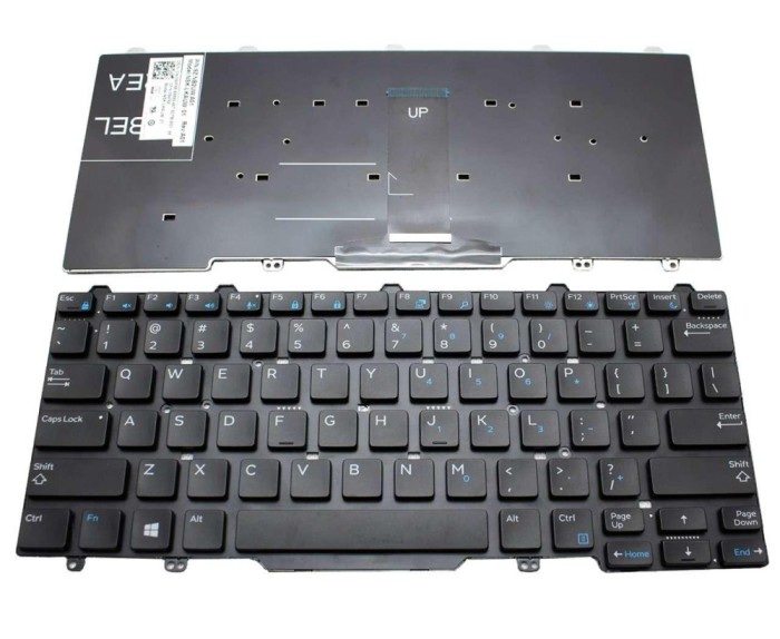 Tastatura Dell Latitude E7450 layout US fara rama enter mic SINGLE POINT, Latitude E7470 layout US fara rama