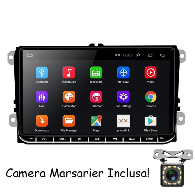 Navigatie Android Dedicata 9Inch,VW/Skoda/Seat/Passat/Golf + Camera Marsarier foto