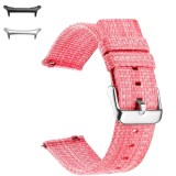 Curea material textil, compatibila cu Samsung Galaxy Watch Ultra, Flamingo Pink