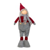 Figura de spiriduș textil de Crăciun, 60 cm