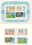 Kenya, Uganda, Tanganica 1972 Mi 238/41 + bl 2 MNH - JO vara, Munchen