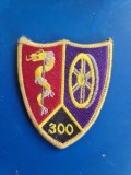 Ecuson Lupul Dacic emblema patch original Dacia 300th SARMIS Logistic
