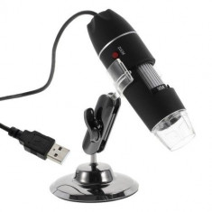 Lupa Tip Microscop Digital Portabil USB 500x Cu Led foto