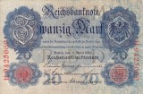 GERMANIA 20 marci 1910 VF!!!