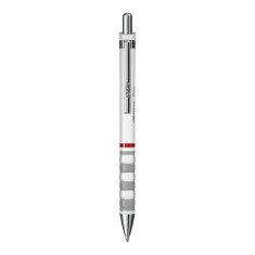 Pix Rotring Tikky III, Varf 0.7 mm, Scriere Albastra, Mecanism Parker, Corp Metalic/Plastic Alb, Pixuri Metalice, Pix Albastru, Pixuri Albastre, Pixur foto