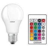 Set 2 Becuri LED RGB OSRAM A60 9W E27, 806lm, 2200-6500K