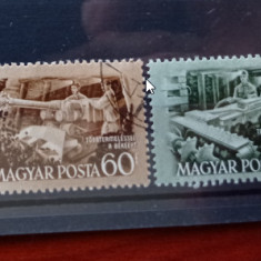 TS21 - Timbre serie Ungaria - Magyar posta 1952 Mi1263-64