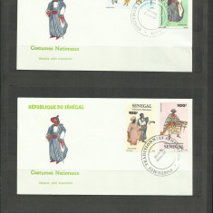 Senegal FDC 1985 - Costume nationale populare traditionale