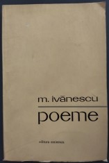 MIRCEA IVANESCU - POEME (editia princeps, 1970) [DEDICATIE / AUTOGRAF]