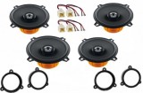 Pachet Difuzoare Auto Hertz Dieci DCX 130 Renault Megane 3 (2008-2016) Upgrade Usi Fata/Spate, 80W, Inele Adaptare