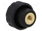 Buton reglare ELESA GANTER &Oslash; 16mm M4 10mm H 13mm poliamidă