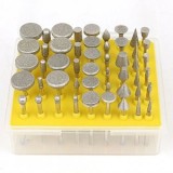 Trusa Freze Diamantate 50 Piese | Prindere 3 mm | Set Profesional Gravare, Slefuire si Finisare Precizie