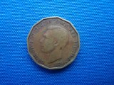 THREE PENCE 1942 GEORGIUS VI / ANGLIA