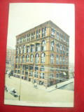 Ilustrata color SUA inc.sec.XX - Lito Crome- Boston Building Denver Colorado, Necirculata, Printata
