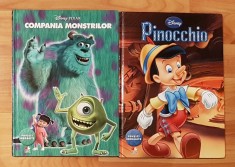 Set 2 carti Disney Pixar, Litera Mica, Colectia Povesti indragite