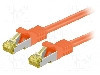 Cablu patch cord, Cat 6a, lungime 7.5m, S/FTP, Goobay - 91633 foto