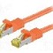 Cablu patch cord, Cat 6a, lungime 0.25m, S/FTP, Goobay - 91570