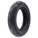 Cumpara ieftin Anvelopă plină 10x2,125-6.1/B34, pentru trotinetă electrică, negru cu puncte galbene | Motorevolution