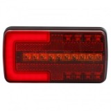 Lampa LED Auto Multifunctionala Neon 12/24V, 36 LED, Pozitie Frana Semnalizare, 15x6 cm, Omologare ECE R10 R148 R150
