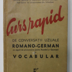 CURS RAPID DE CONVERSATII UZUALE ROMANO - GERMAN ...si VOCABULAR de VIRGIL TEMPEANU , 1941