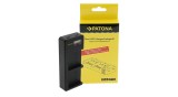 &Icirc;ncărcător USB dublu LCD PATONA f. JVC BN-VC296G BN-VC298G GY-HC500 HY-HC550 icl. Cablu USB-C