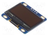 Afișaj OLED grafic 1,28&quot; 128x64 RAYSTAR OPTRONICS albă