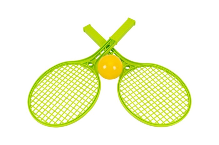 Pereche de rachete cu minge (0373), Technok, verde