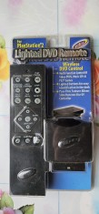 Telecomandă DVD iluminată PENTRU PS2 NOUA ,SIGILATA .