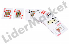 Carti de joc Texas Hold&amp;#039;em Poker din plastic foto