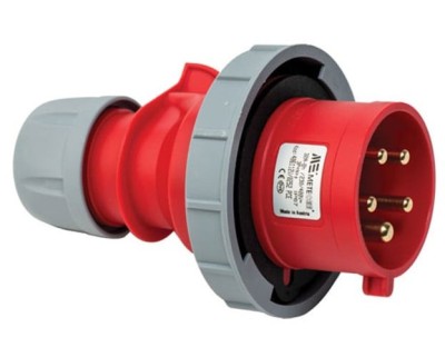 Fisa stecher 5 poli 3P+N+E 32A montaj pe cablu 6h 380V IP67 trifazic CEE mobil foto