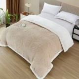 Patura Poliester cu Fermoar 200x230cm Crem/Roz/Negru/Alb/Gri/Albastru/Rosu/Antracit/Taupe/Galben/Verde/Maro/Bej