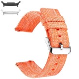 Curea material textil, compatibila cu Samsung Galaxy Watch9 44mm, Merigold Orange