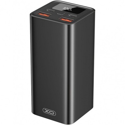 Baterie Externa XO Design PB97, 20000mAh, 65W, QC + PD, 2 x USB-A - 2 x USB-C, Neagra foto