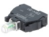SCHNEIDER ELECTRIC Element iluminare LED Alb 22mm Harmony XB4 Montare Frontala 24V AC/DC