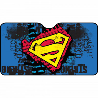 Parasolar pentru parbriz Superman Logo 130x70 cm TataWay CZ10974 foto