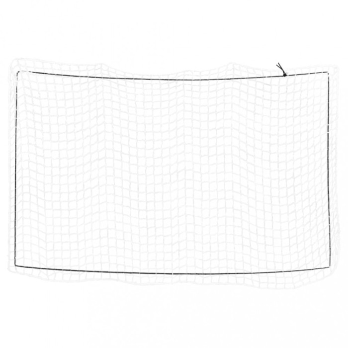 vidaXL Plasă de remorcă cu funie elastică, alb, 5x3 m, PP