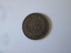 SUA 1 Cent 1901 cap de indian
