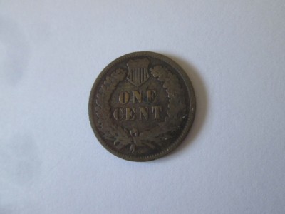 SUA 1 Cent 1901 cap de indian foto