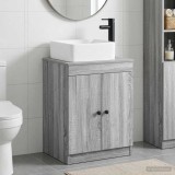 Cumpara ieftin Dulap pentru Chiuveta de Baie Sonoma gri 54 x 41 x 100 cm