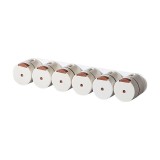 Cutie de condimente magnetica ZYTEQ&reg;️, montare pe perete, capac rotativ, detasabila, usor de curatat, culoare alba