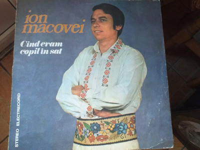 AS - ION MACOVEI - CAND ERAM COPIL IN SAT (DISC VINIL, LP) foto