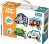 PUZZLE TREFL BABY CLASIC VEHICULE SI MESERII 18 PIESE SuperHeroes ToysZone