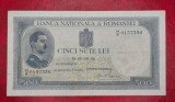 BANCNOTA 500 lei 1936, seria H/2 0137336, Carol II