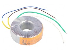 Transformator toroidal 50VA 230V 24V 2.08A cu cabluri