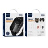 Smartwatch cu Ecran 2.01&quot; HD, Apel Bluetooth, Ritm Cardiac, Oxigenare, 3 Curele Incluse, Otel inoxidabil, 42 mm, Negru