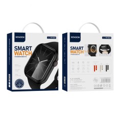 Smartwatch cu Ecran 2.01&quot; HD, Apel Bluetooth, Ritm Cardiac, Oxigenare, 3 Curele Incluse