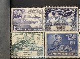 PC106 - FALKLAND ISLANDS 1949 Aniversare 75 ani U.P.U, serie MH, 4v