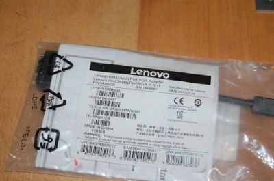 Adaptor LENOVO mini Display port - VGA model STM STDP3100 ORIGINAL foto