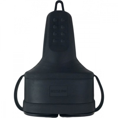 Cupla Dubla din Cauciuc cu Capac Ip44 foto